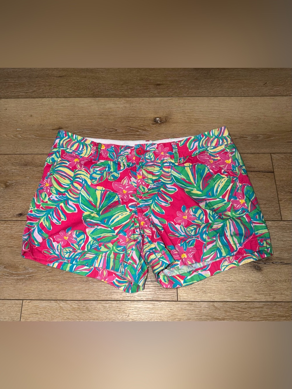 Lilly Pulitzer Hot Pink Callahan Shorts size 14